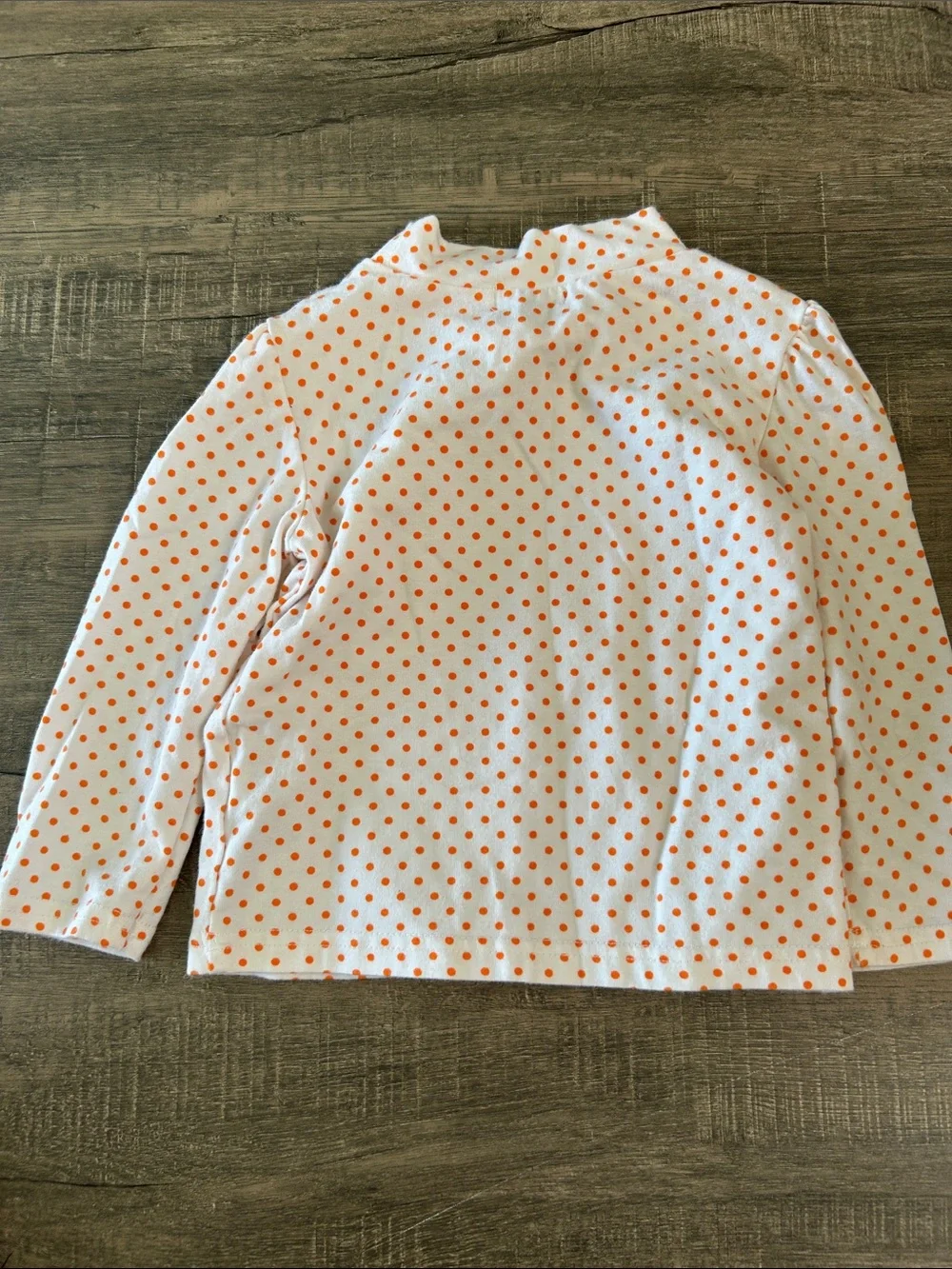 Blueberi Boulevard Brown & Orange Polka Dot Turkey Layered Dress